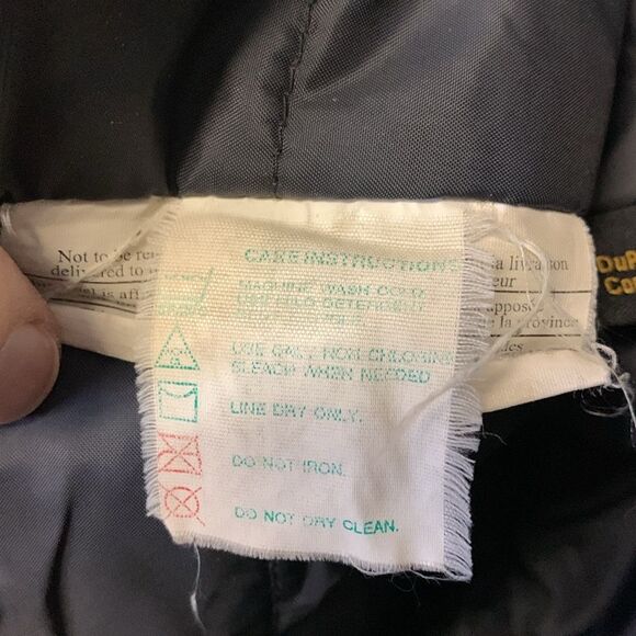 Obermeyer Vintage Retro Black Ski Snowboard Winter Parka Coat Size 16 - Picture 12 of 15